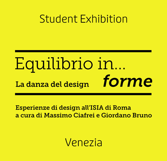 Equilibrio in… forme